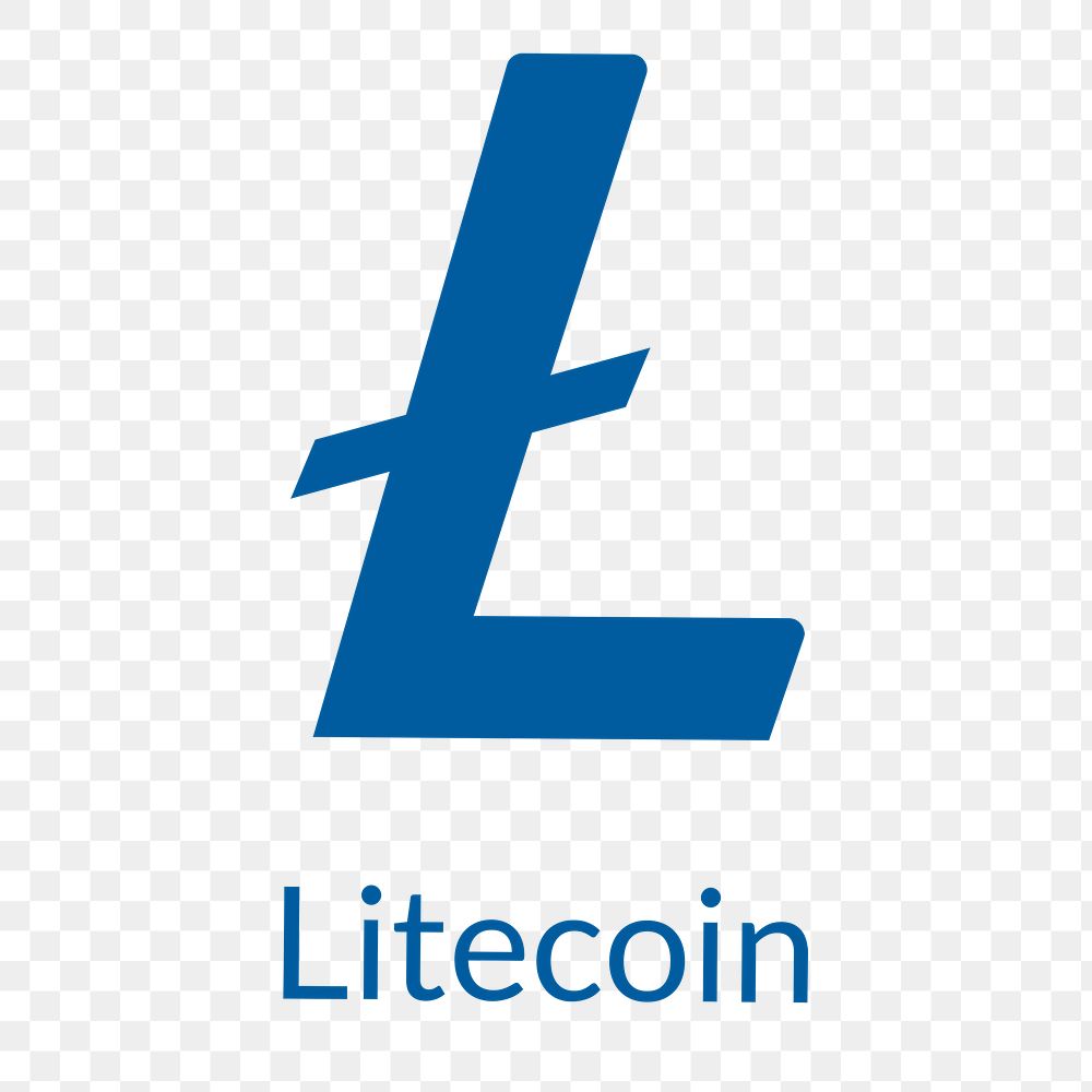 Litecoin blockchain cryptocurrency logo png open-source finance concept