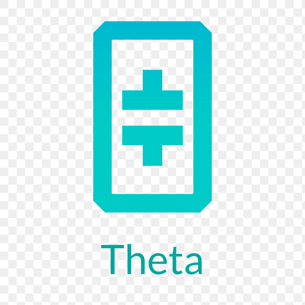 Theta blockchain cryptocurrency logo png open-source finance concept