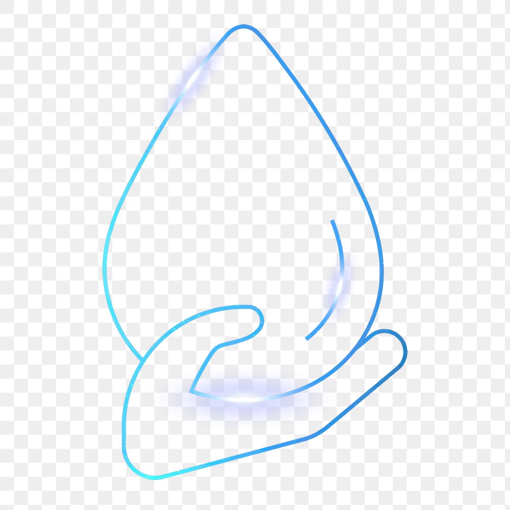 Water droplet icon png environmental conservation symbol