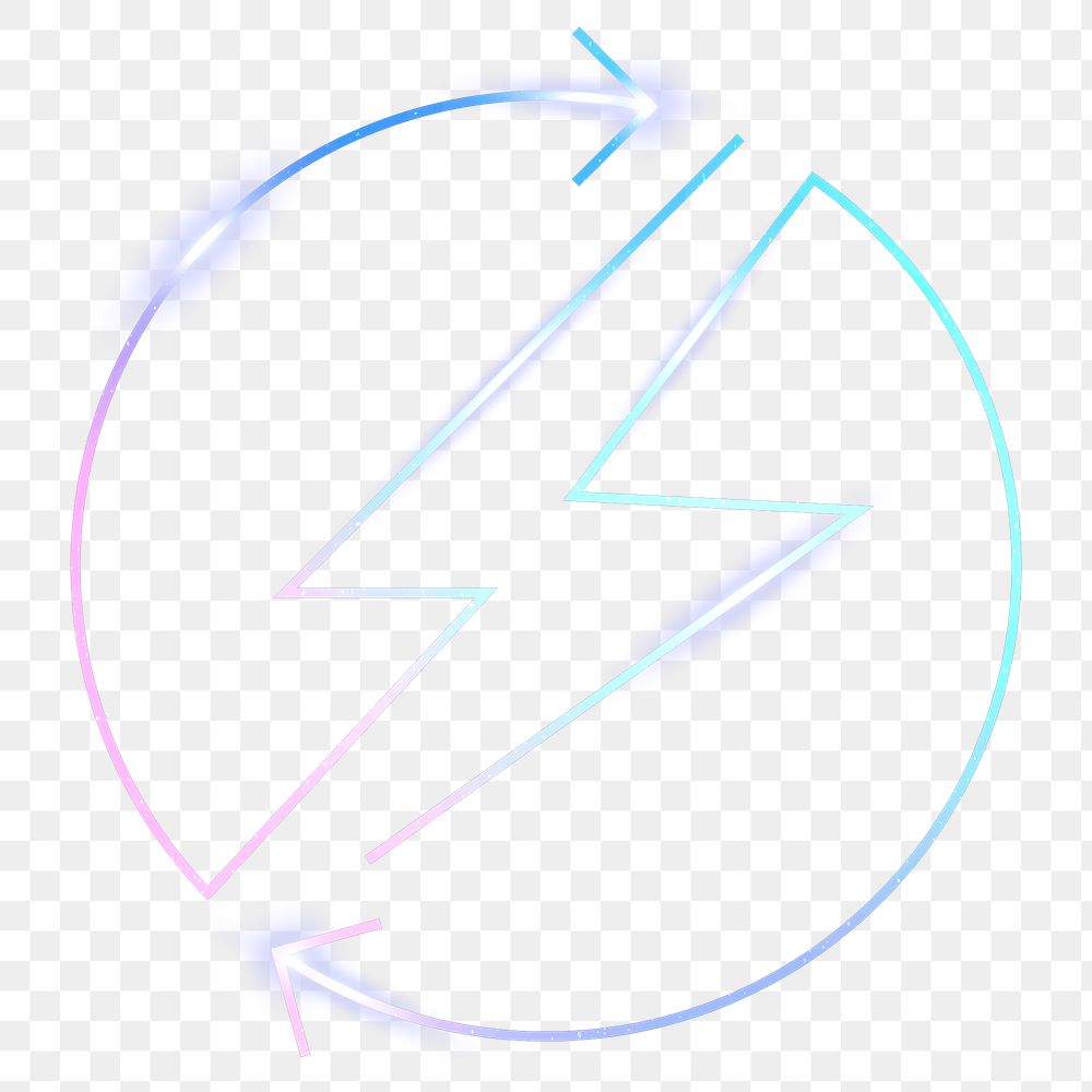 Lightning icon png renewable energy symbol
