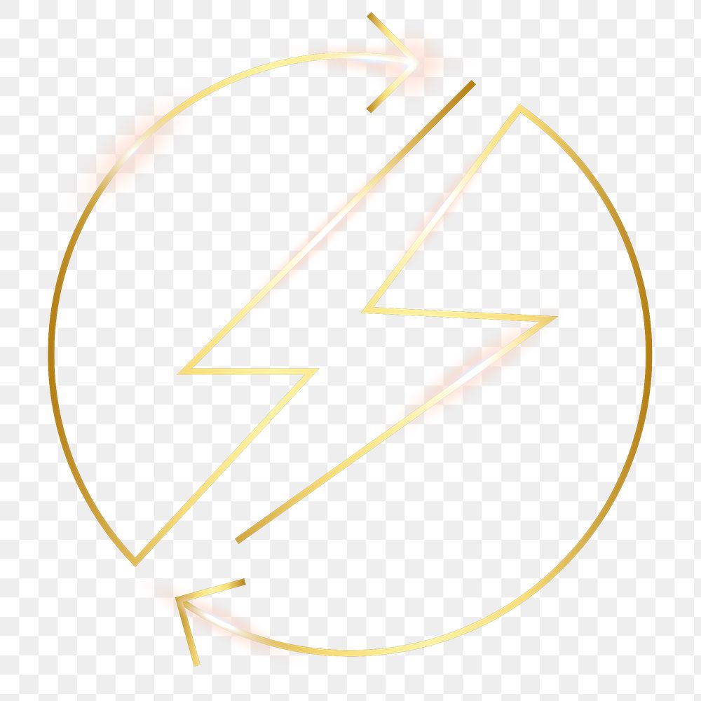 Lightning icon png renewable energy symbol