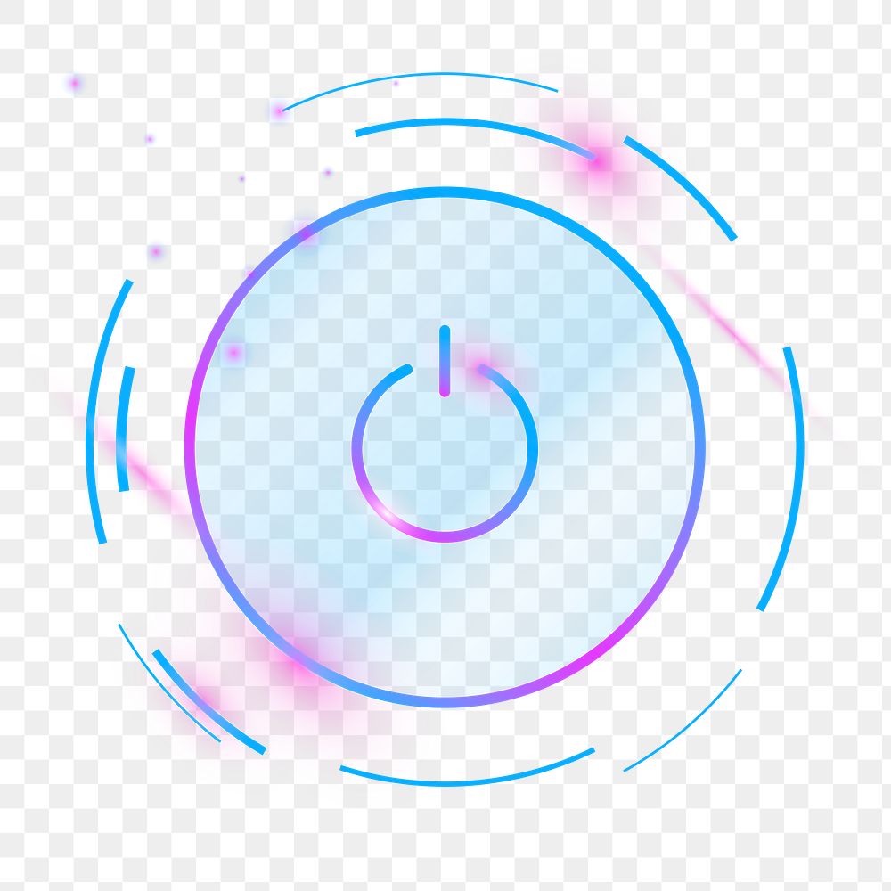 Power button png purple icon