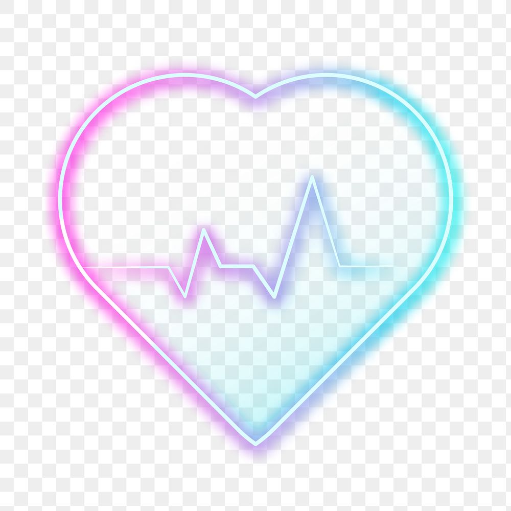 Heart pulse icon png clipart for healthcare technology