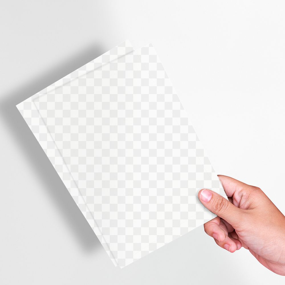 Paper brochure mockup png stationery