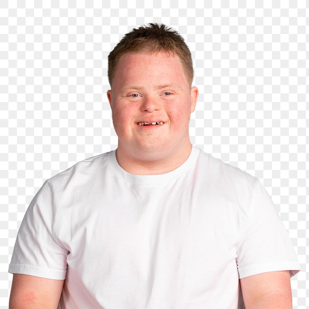 Cute boy with down syndrome 