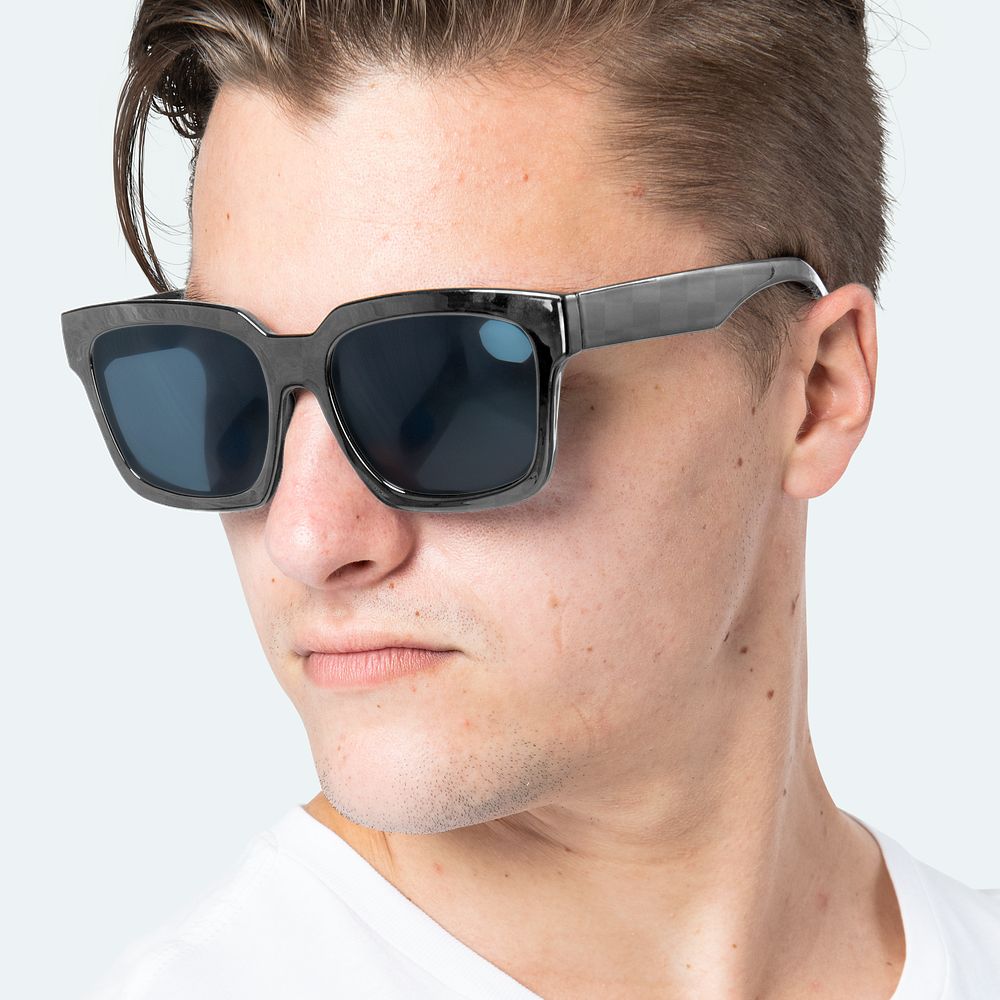 Png sunglasses frame mockup men&rsquo;s accessories fashion