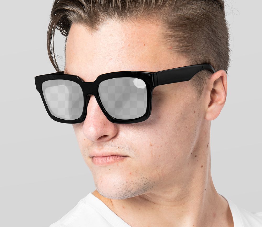 Png sunglasses lens mockup men&rsquo;s accessories fashion