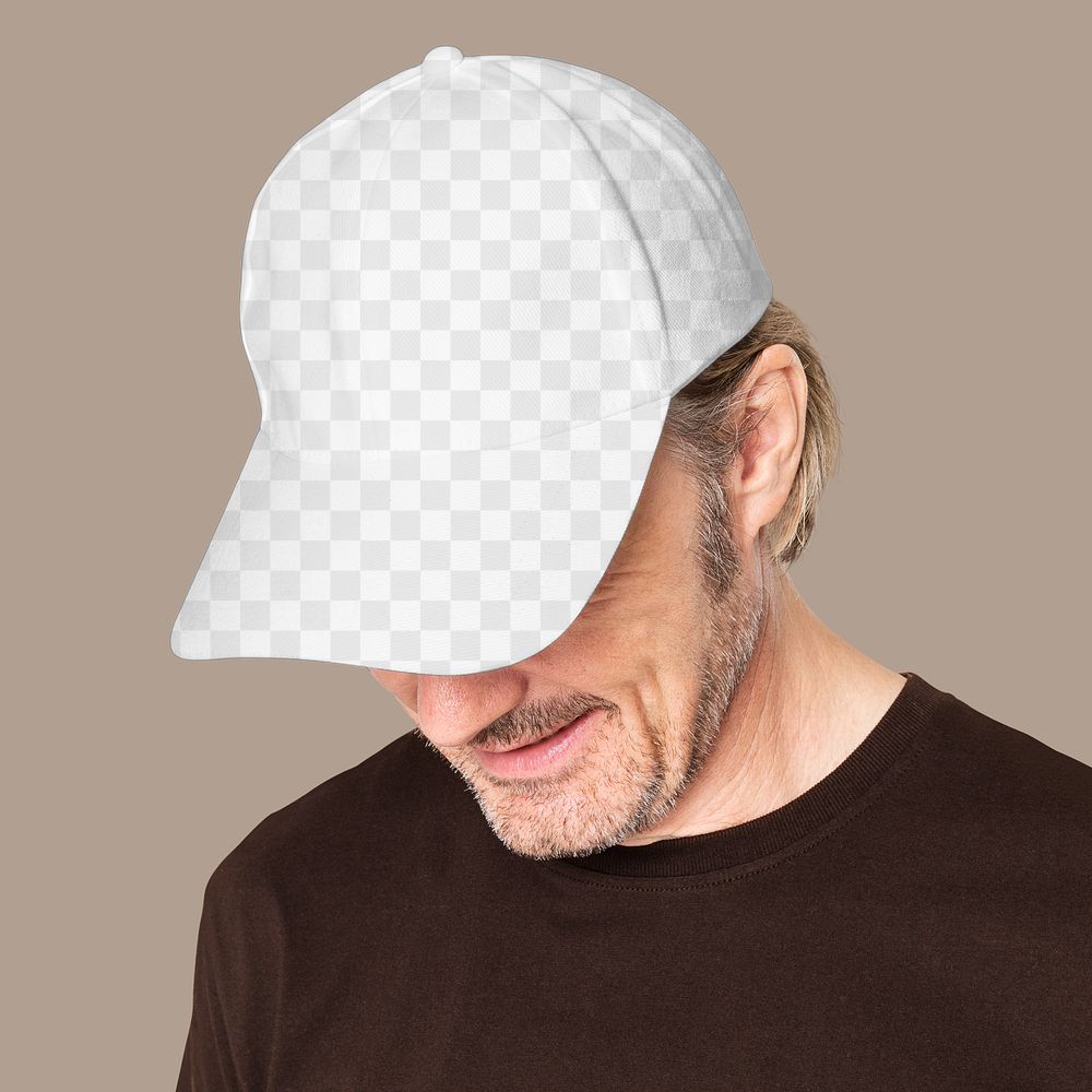 Png transparent cap mockup men&rsquo;s accessory close up 