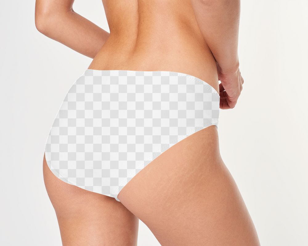 Png women's panties underwear mockup