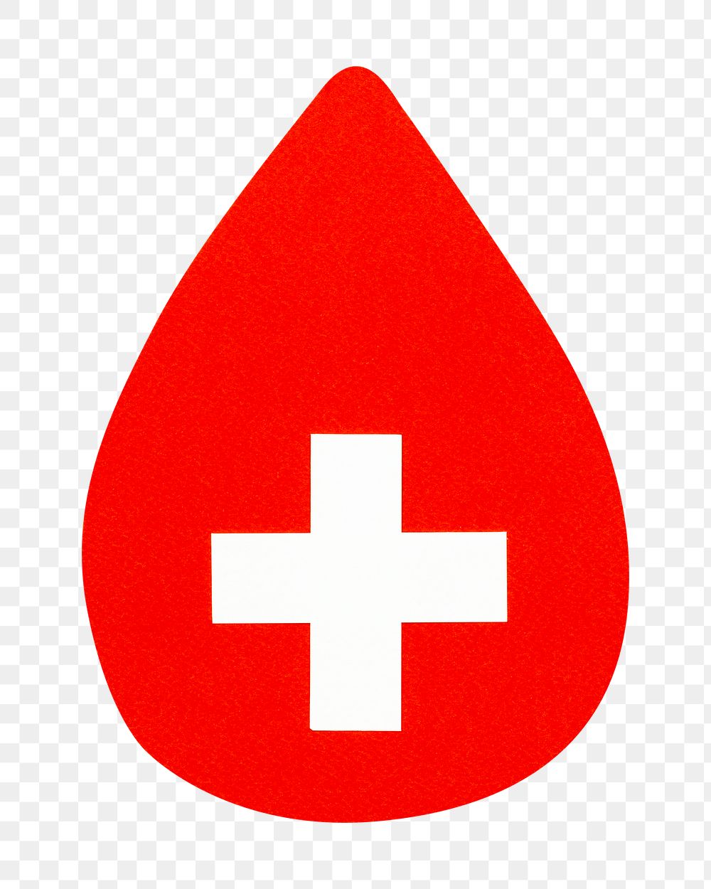 Png Blood drop paper mockup medical cross health DIY element