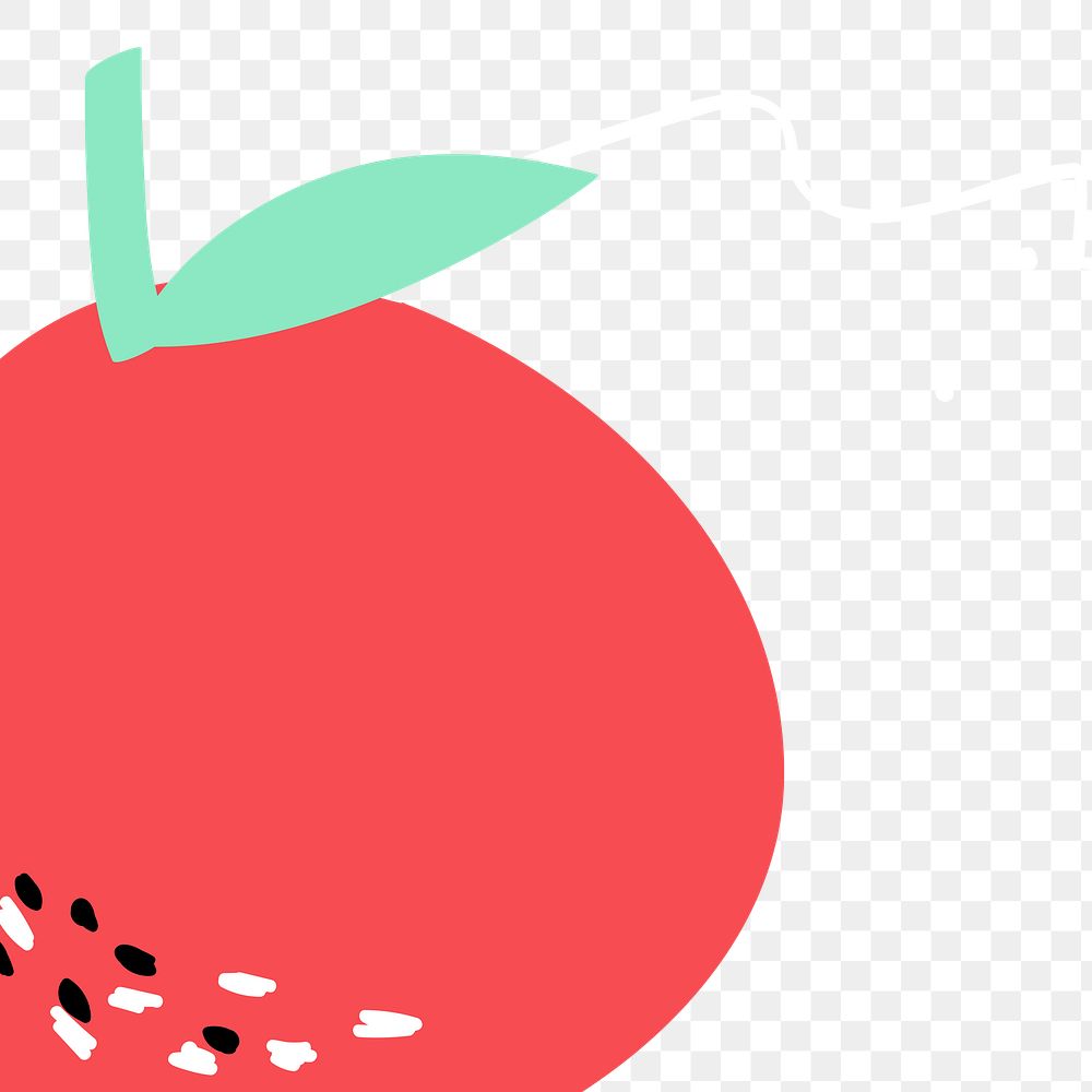 Red apple fruit design element