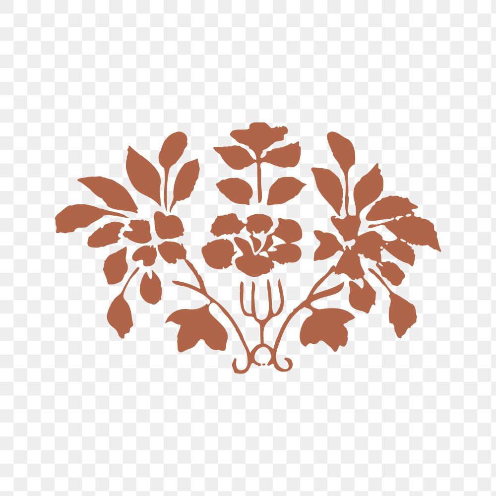 Png floral Japanese ornamental element