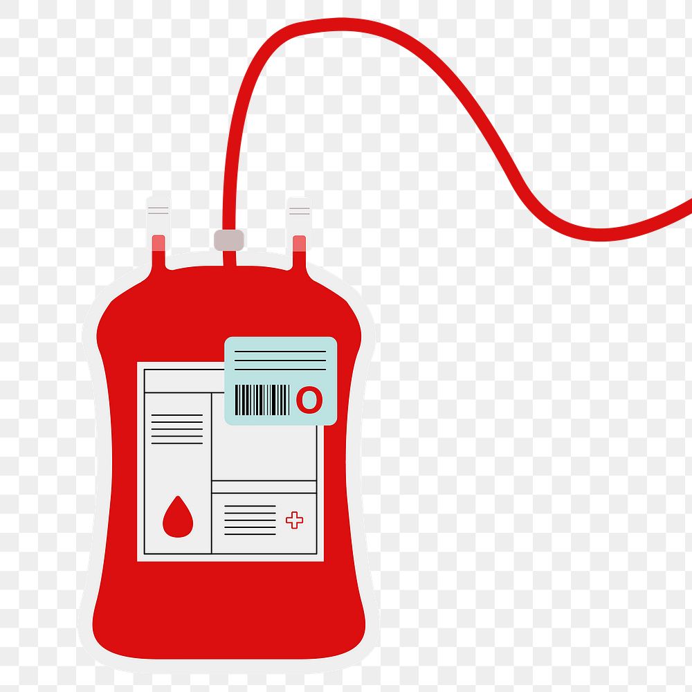 O type blood bag png red health charity illustration