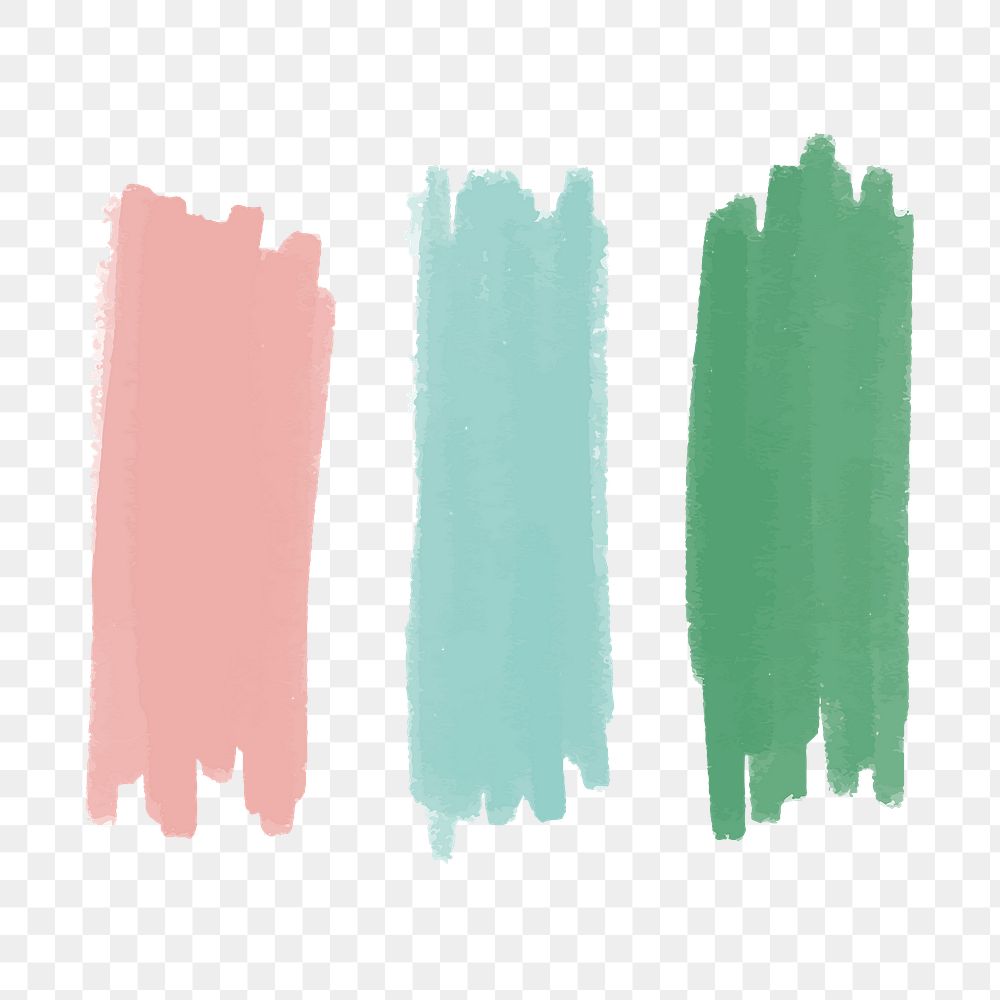 Png cute brush stroke element