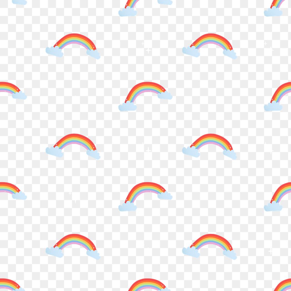 Rainbow pattern png transparent background, | Premium PNG - rawpixel