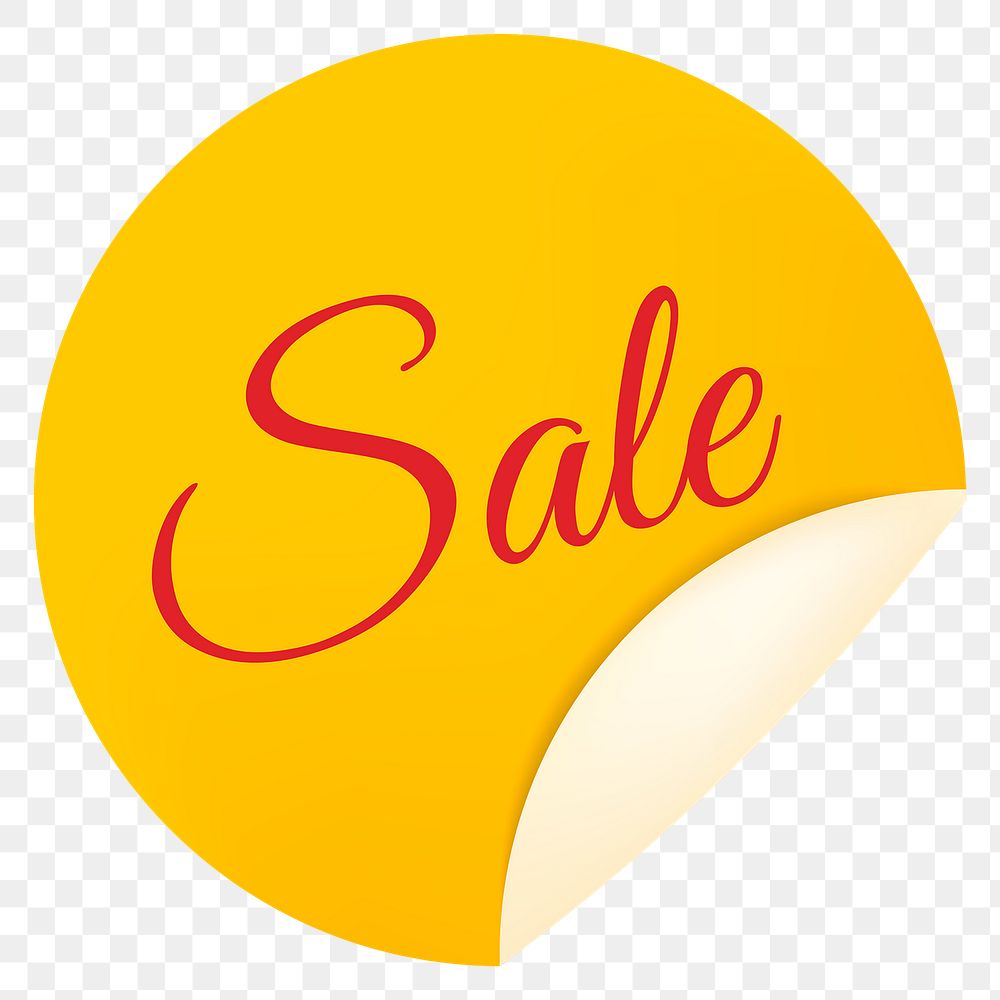 Sale png badge sticker, transparent shopping clipart