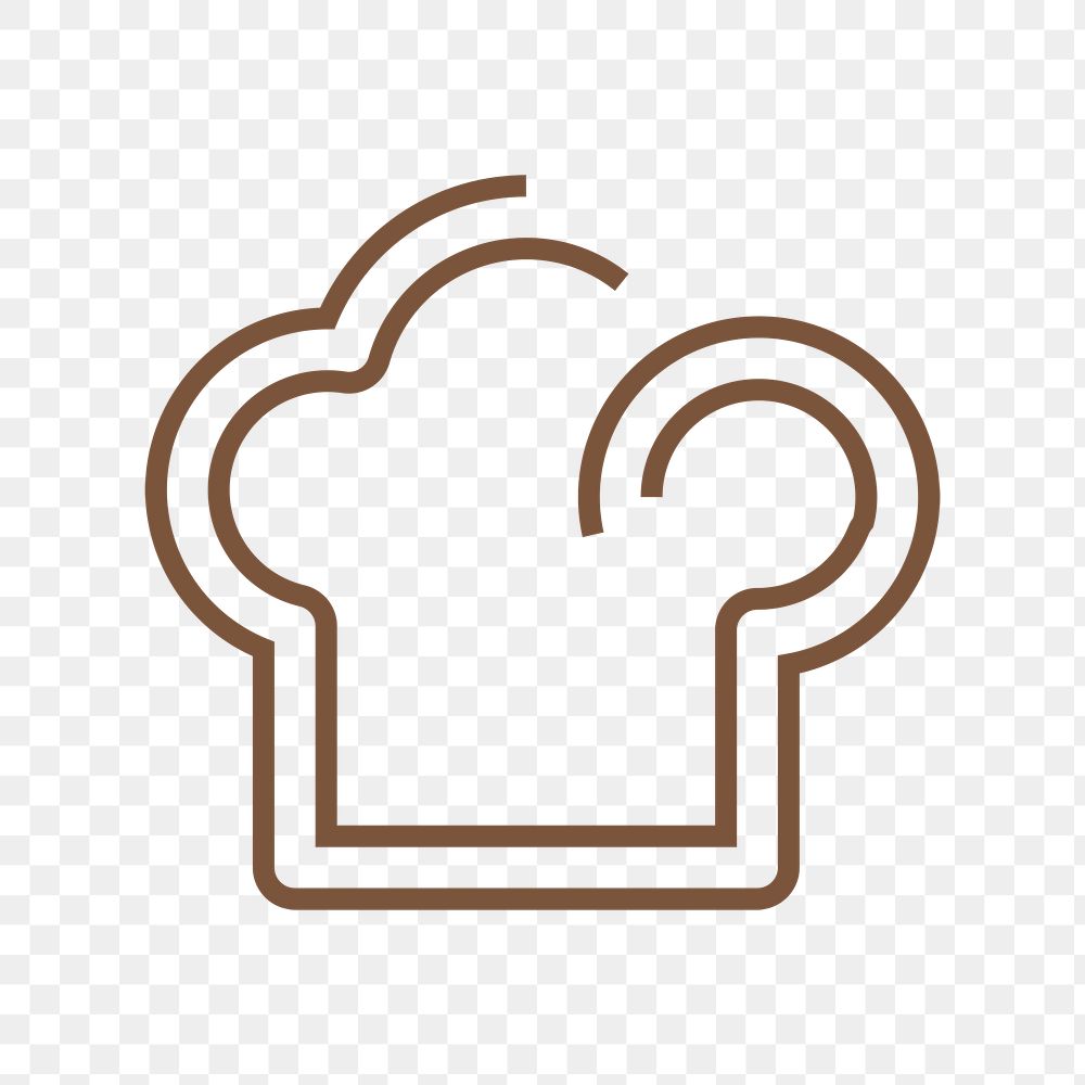 Bread logo bakery icon png flat design illustration
