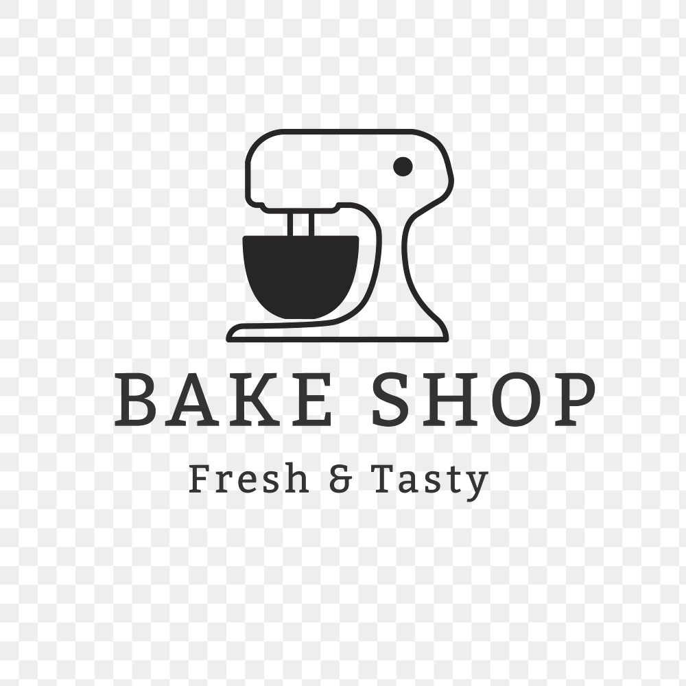 Bakery  logo png, food business branding design