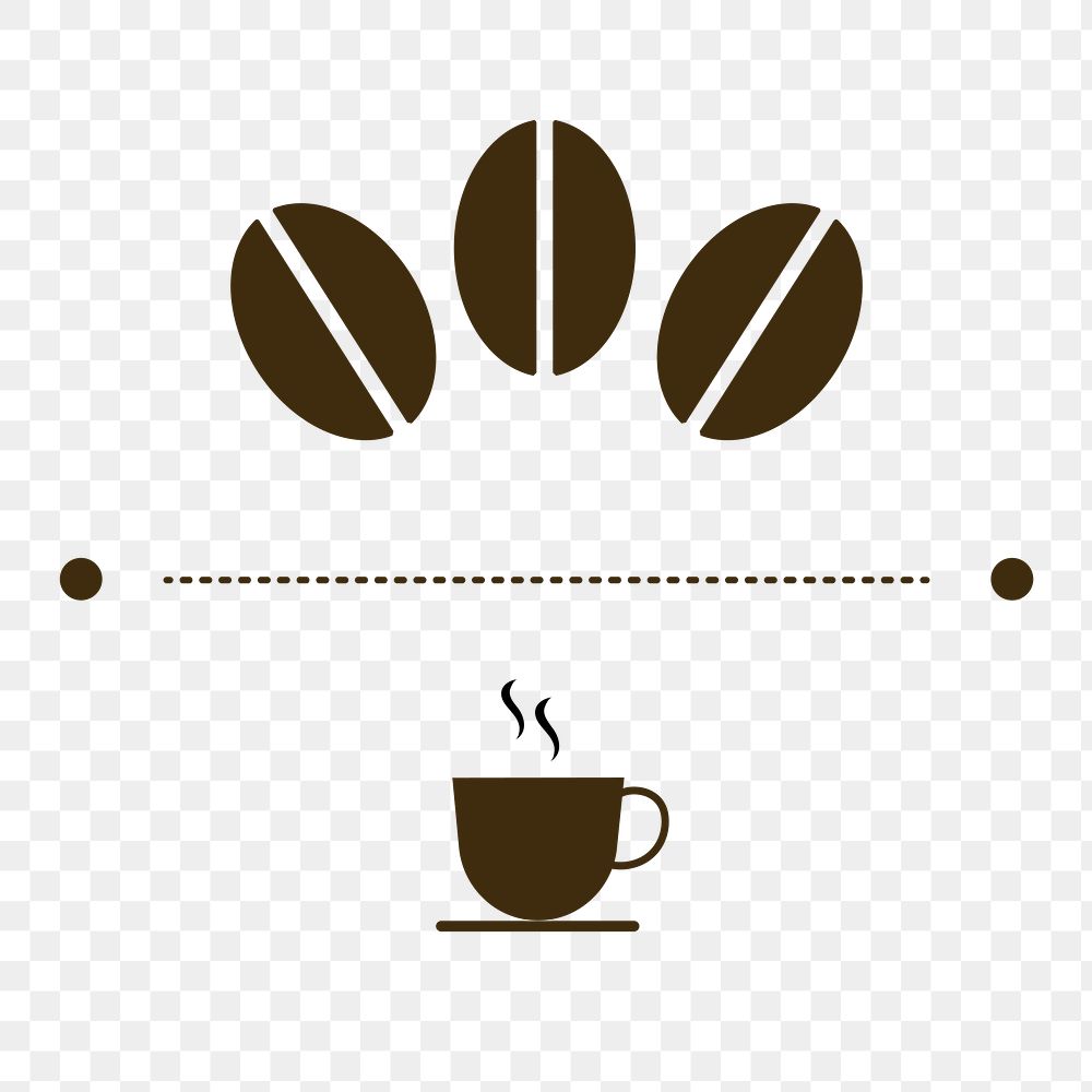 Coffee logo png food icon flat design illustration,  coffee cup