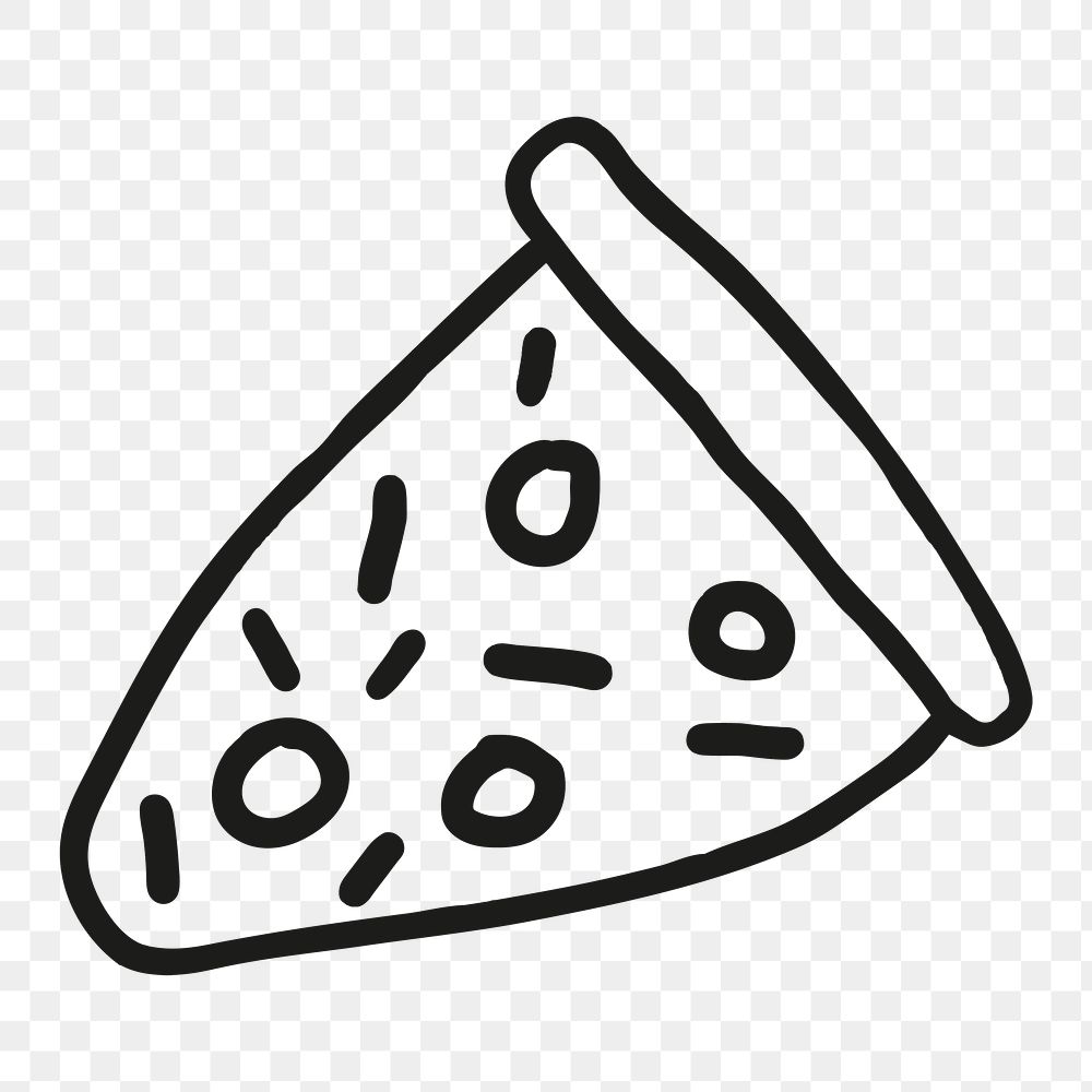 Pizza png sticker collage element