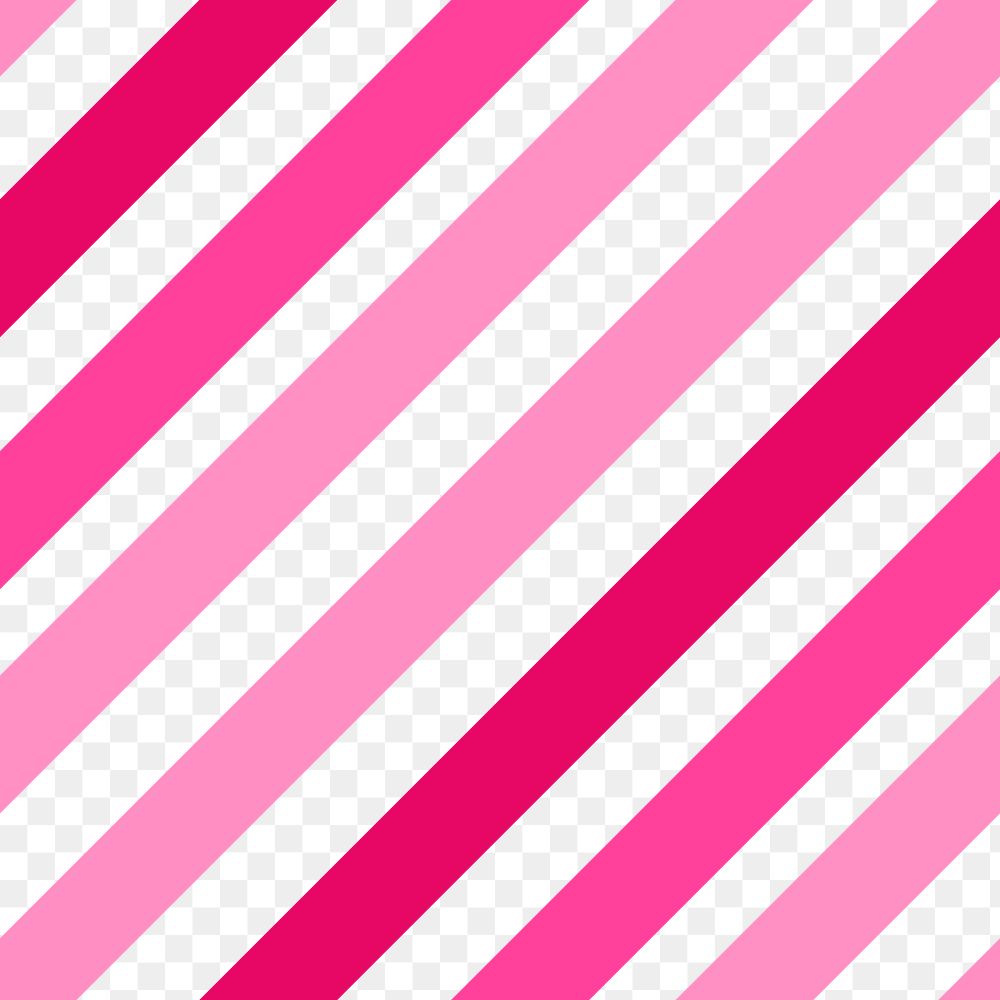 Pink striped background png transparent, colorful pattern, cute design