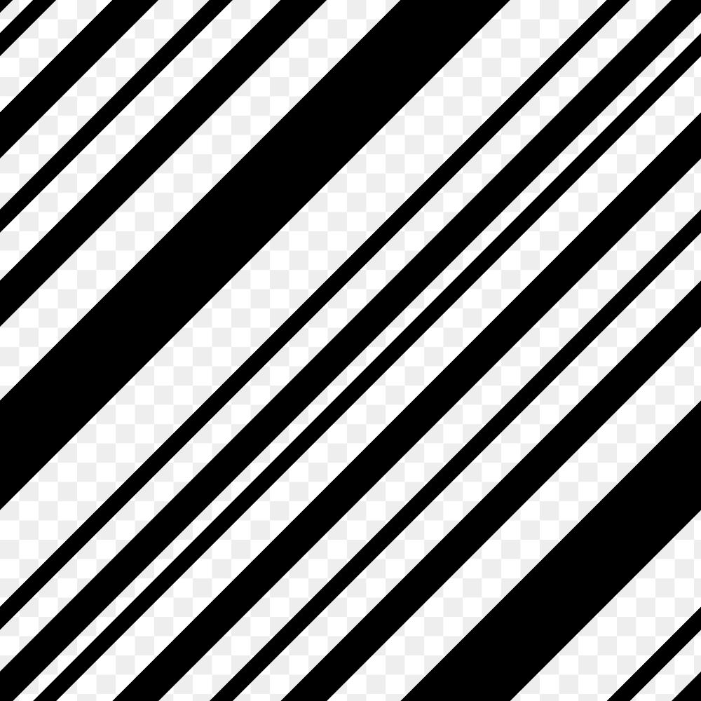 Black striped background png transparent, simple pattern design
