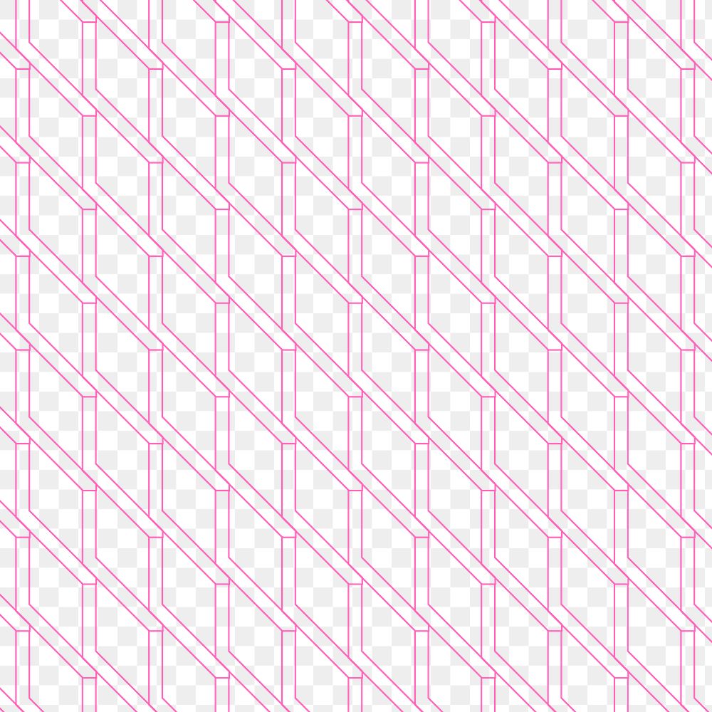 Geometric background png transparent, pink abstract pattern colorful design