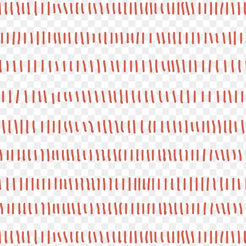 Red pattern png, transparent background, simple design