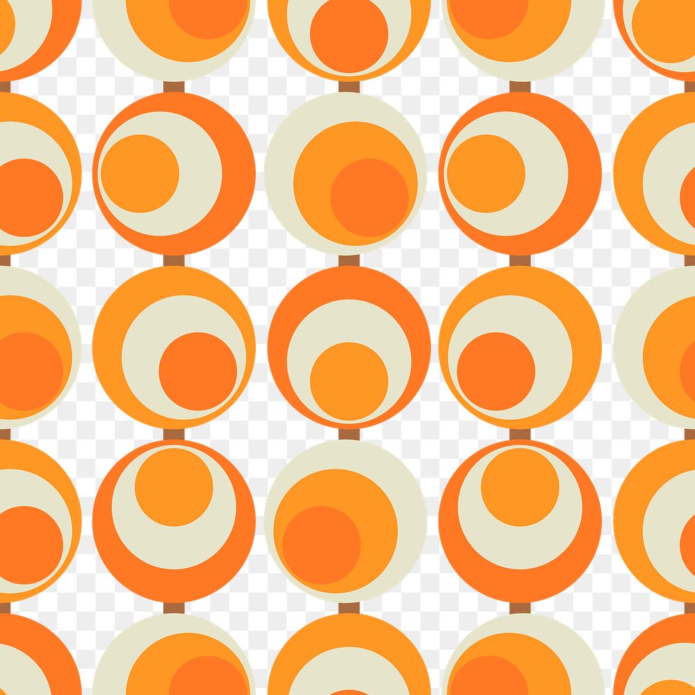 Pattern png transparent background, seamless circle geometric shape, colorful design
