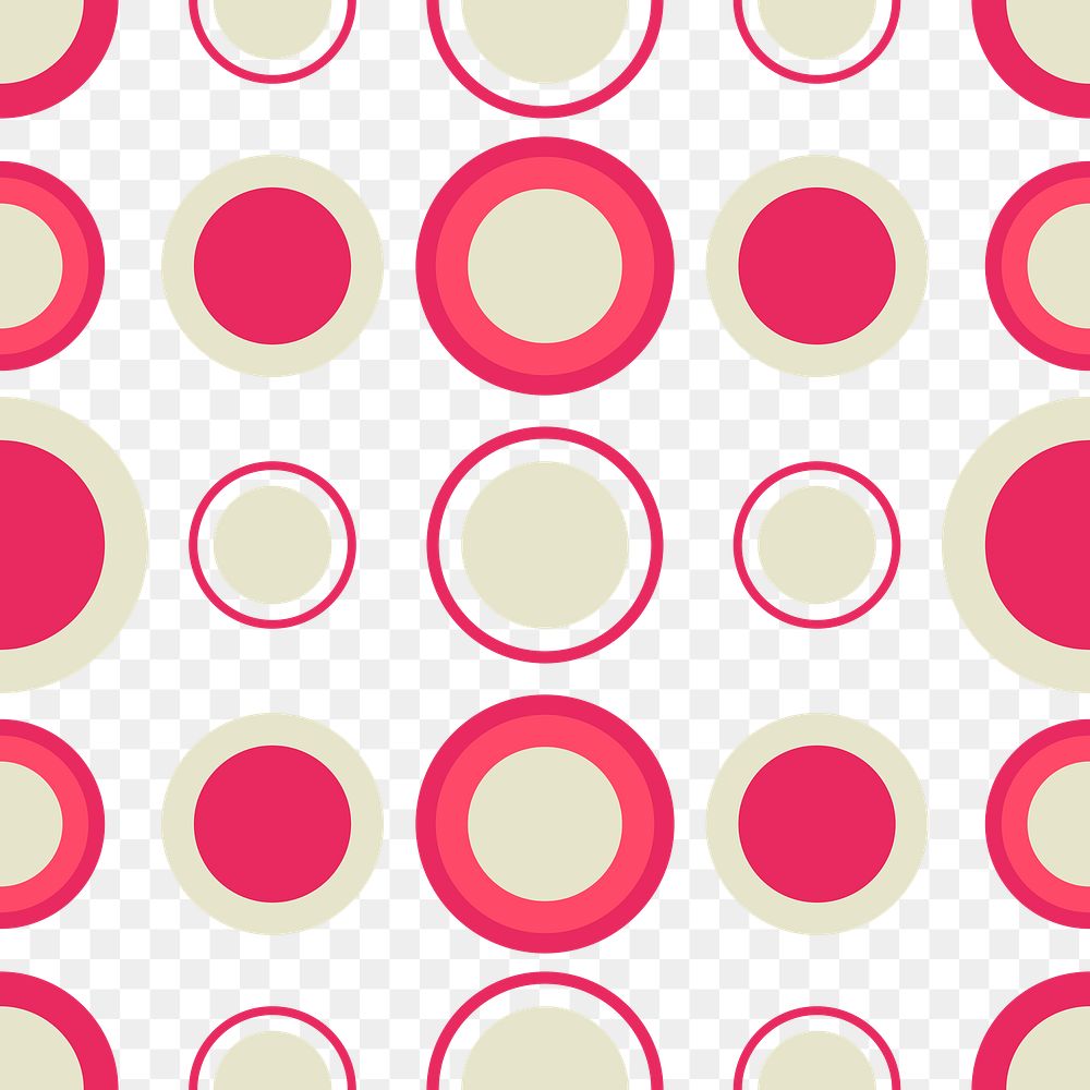 Geometric pattern png transparent background, seamless circle shape, colorful design