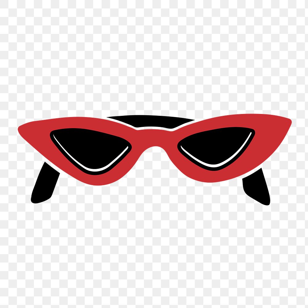 Sunglasses png, fashion branding sticker