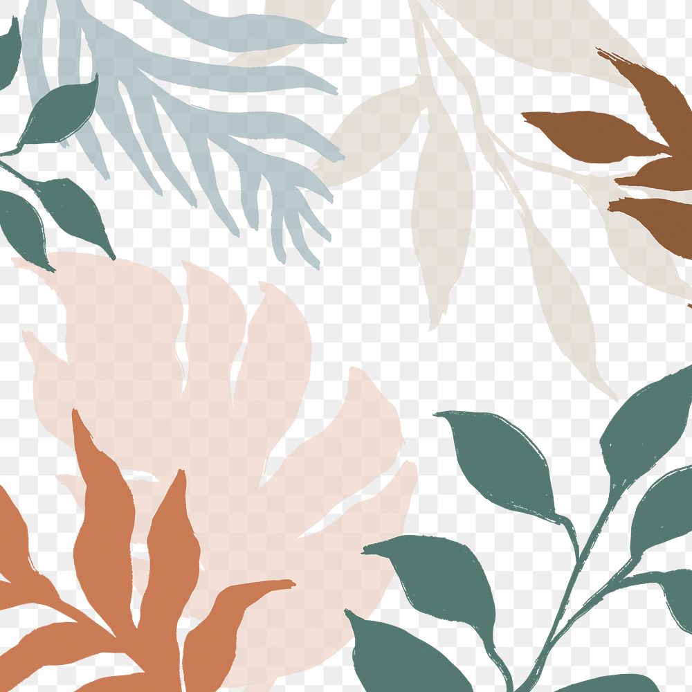 Botanical png sticker transparent background