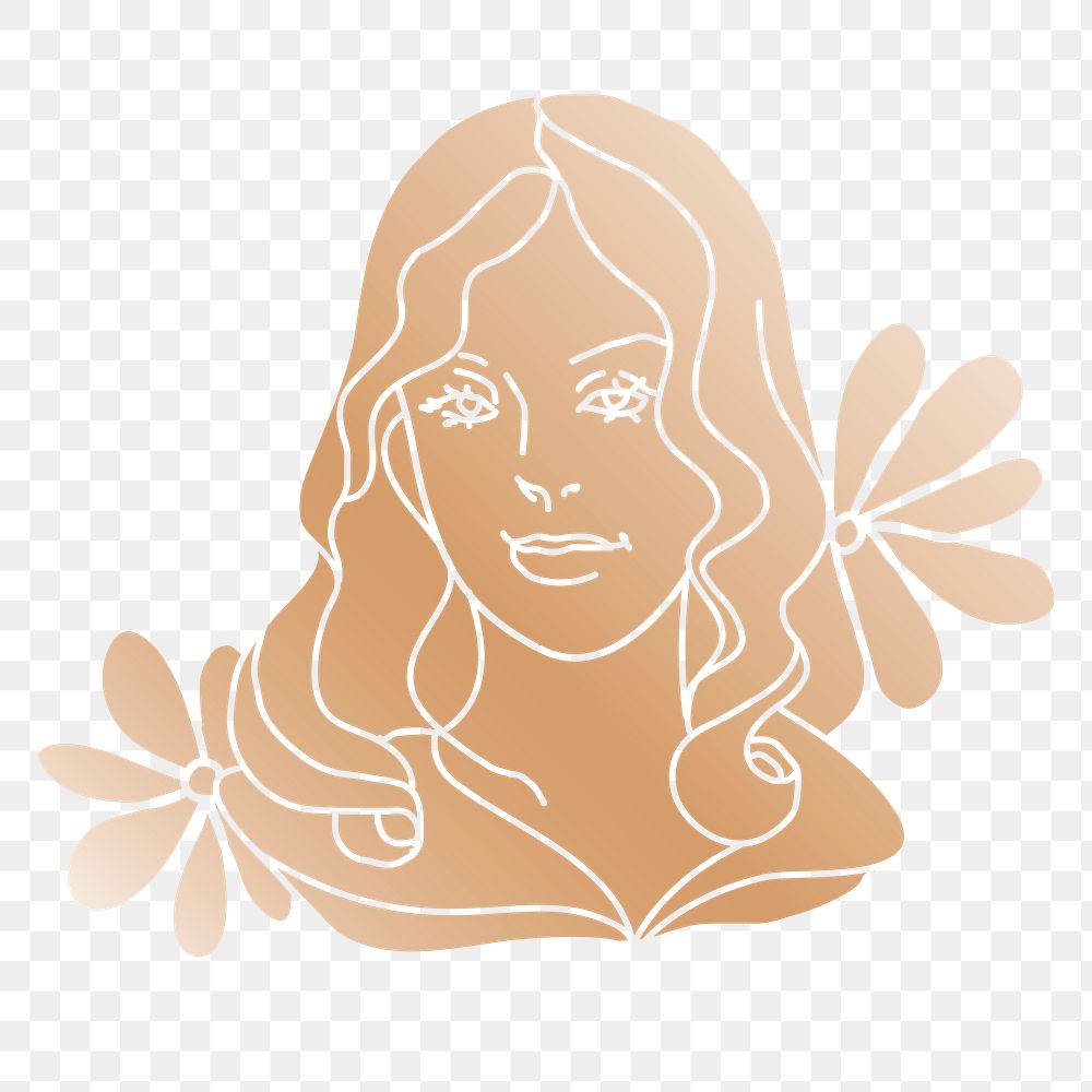 Zodiac Virgo png clipart, beautiful woman in transparent background