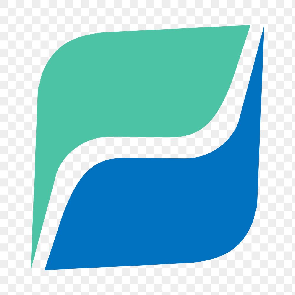 Abstract business logo png, modern design element