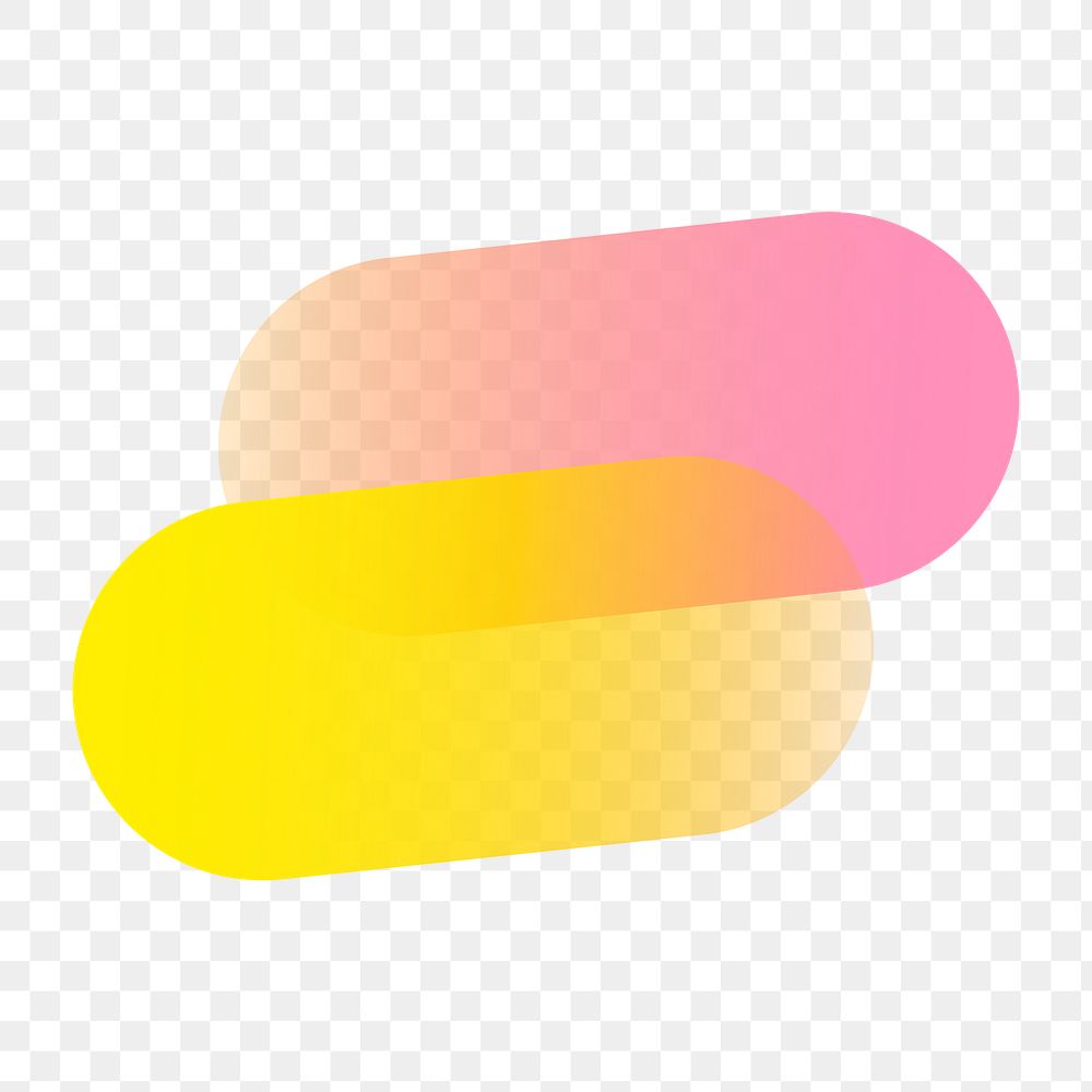 PNG abstract gradient business logo element, modern design