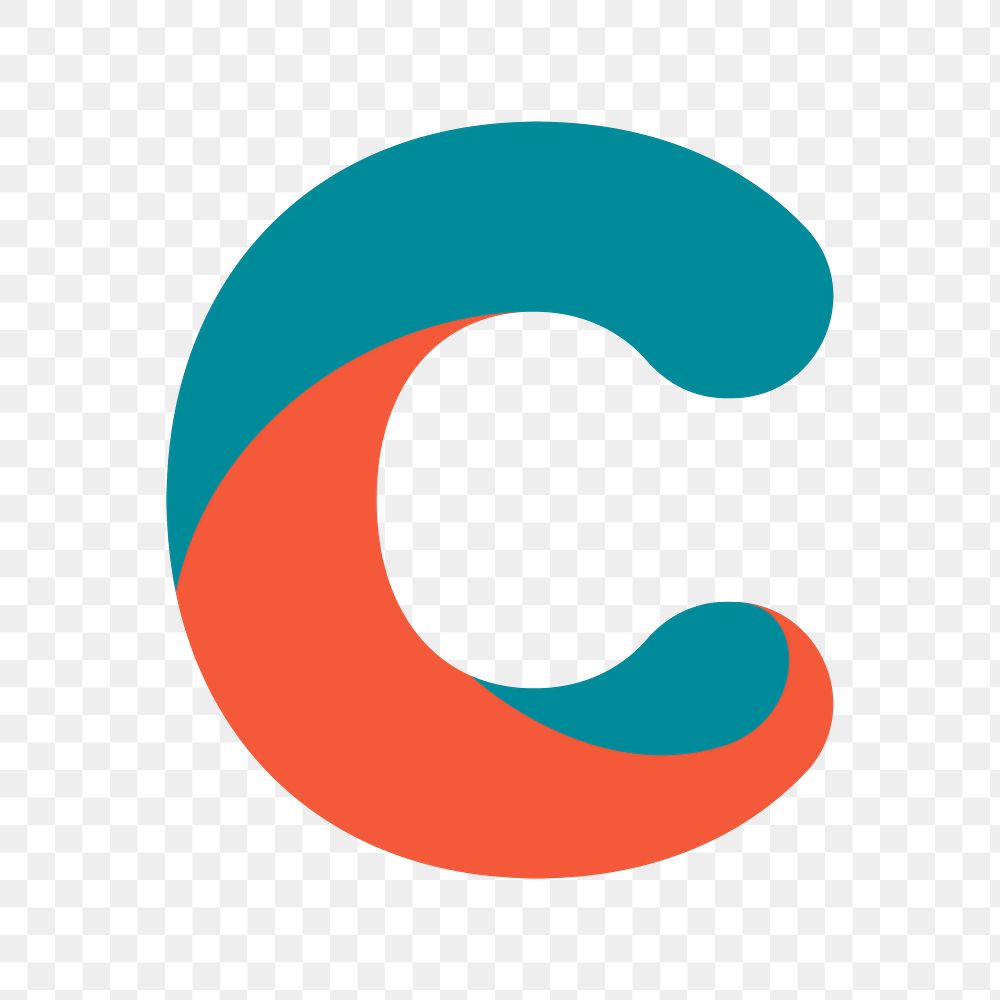 PNG abstract business logo element, modern design