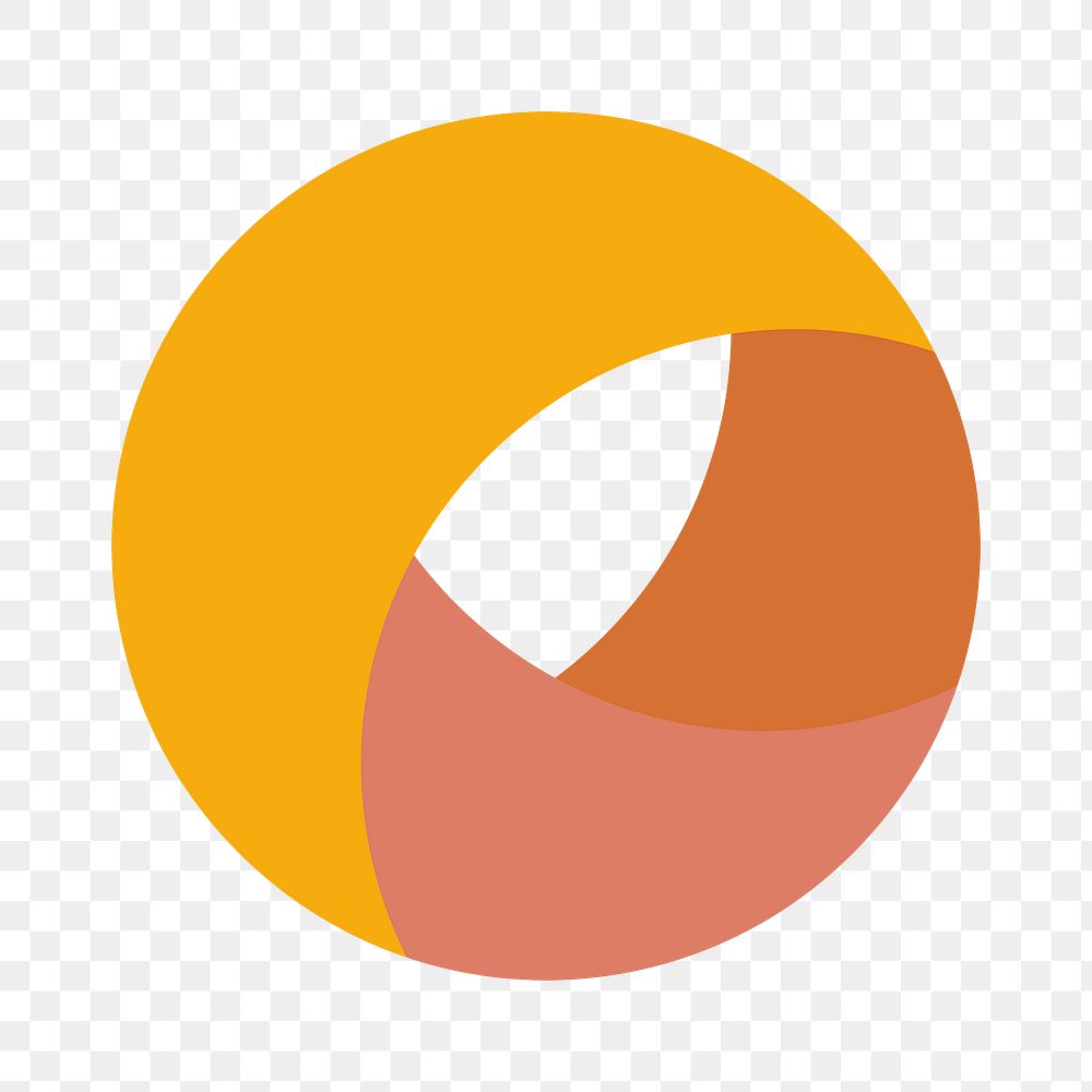 Circle png logo element, modern design for business