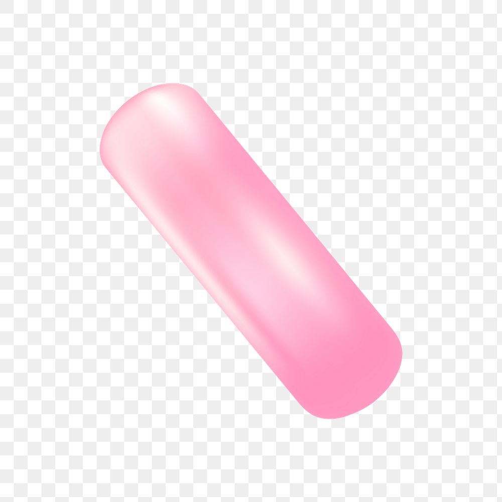 Pink pipe balloon png sticker, transparent background