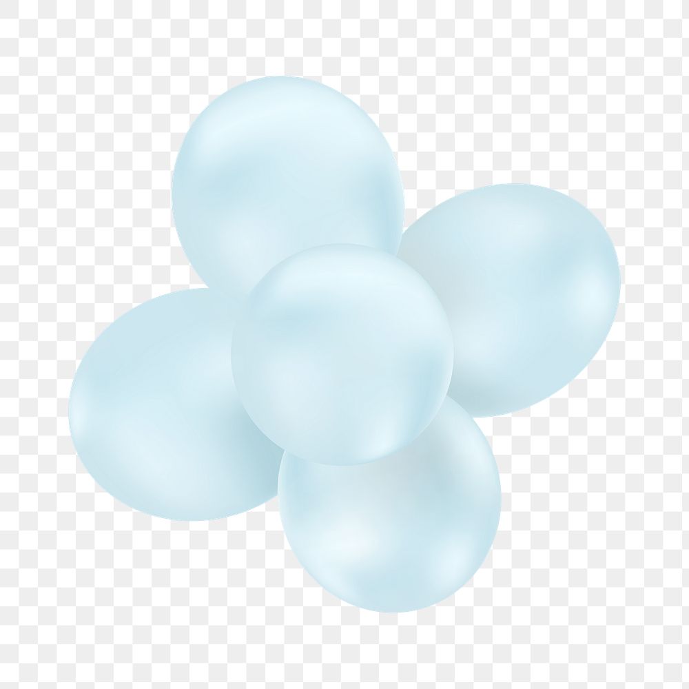 Gray birthday balloons png sticker, transparent background