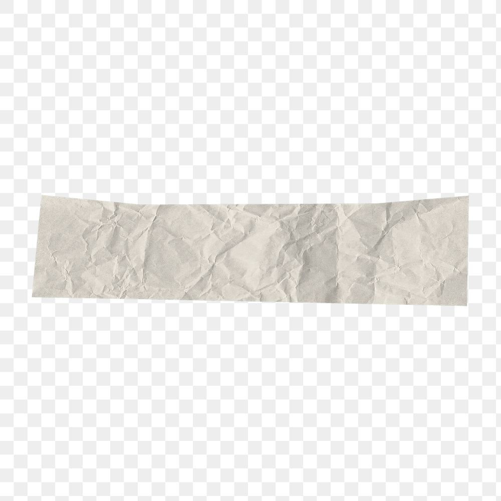 Png paper craft minus sign sticker on transparent background