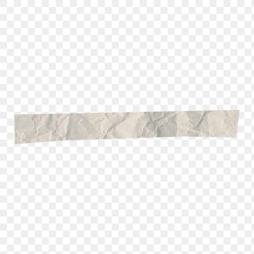 Paper texture dash png sticker, transparent background