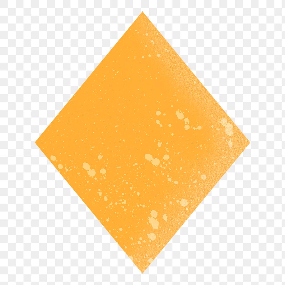 Diamond shape icon png sticker, transparent background