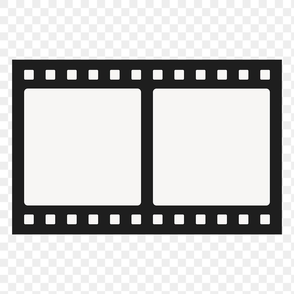 Film frame png sticker, transparent background