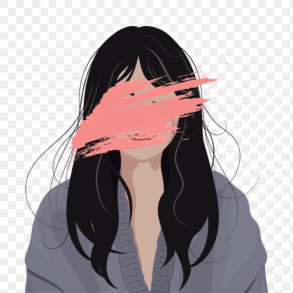 Feminine png sticker, transparent background