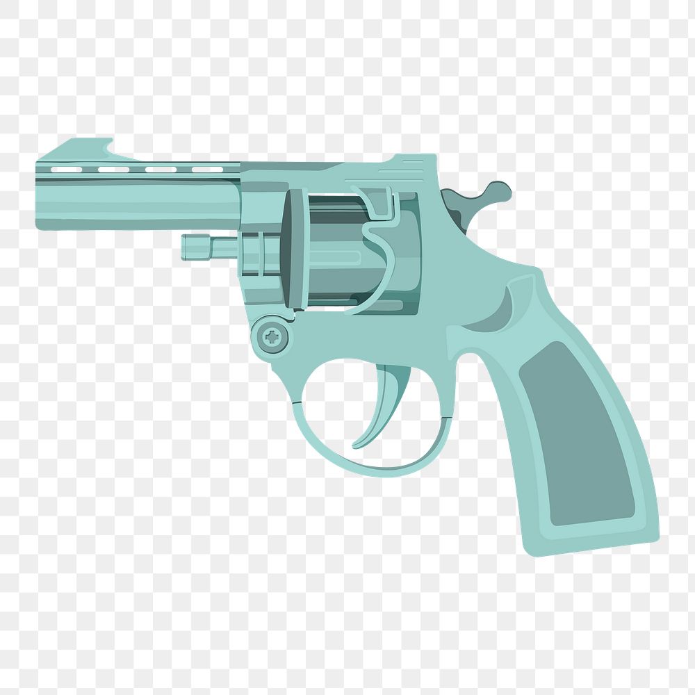 Gun png sticker, transparent background 