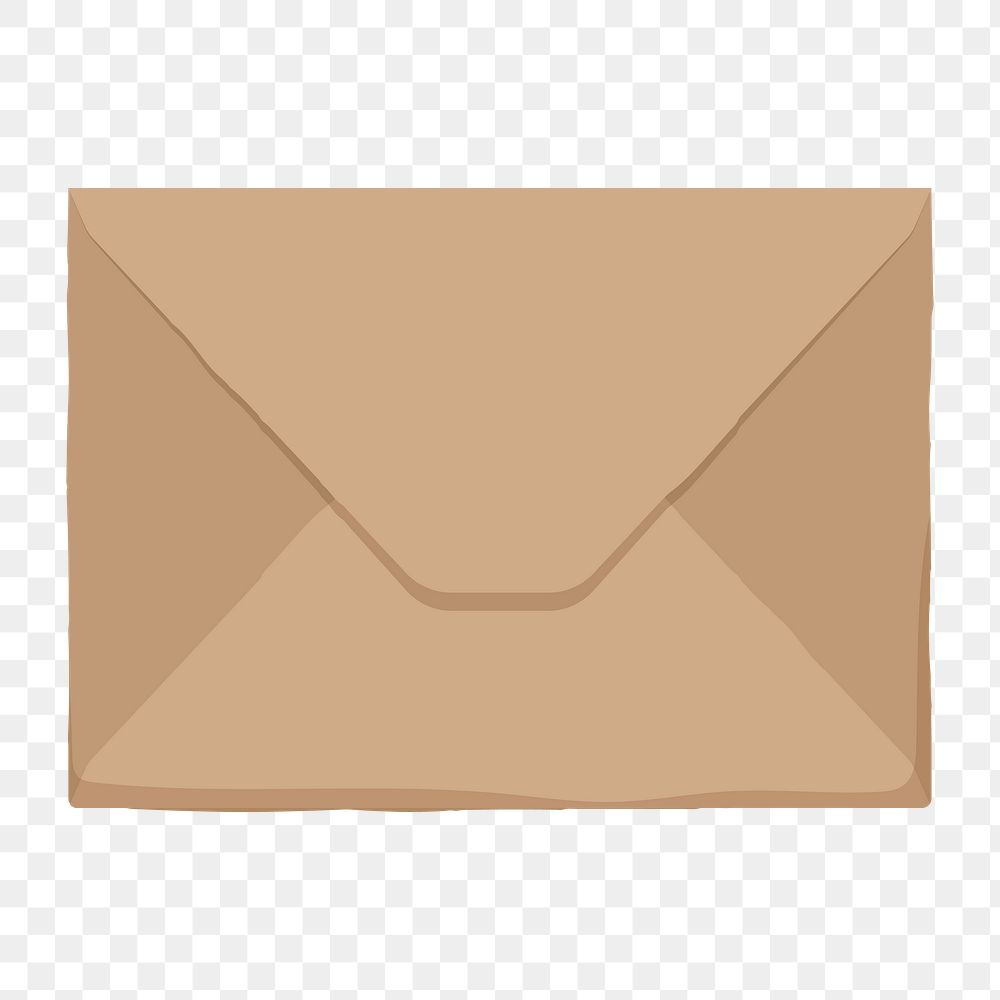 Envelope png sticker, transparent background