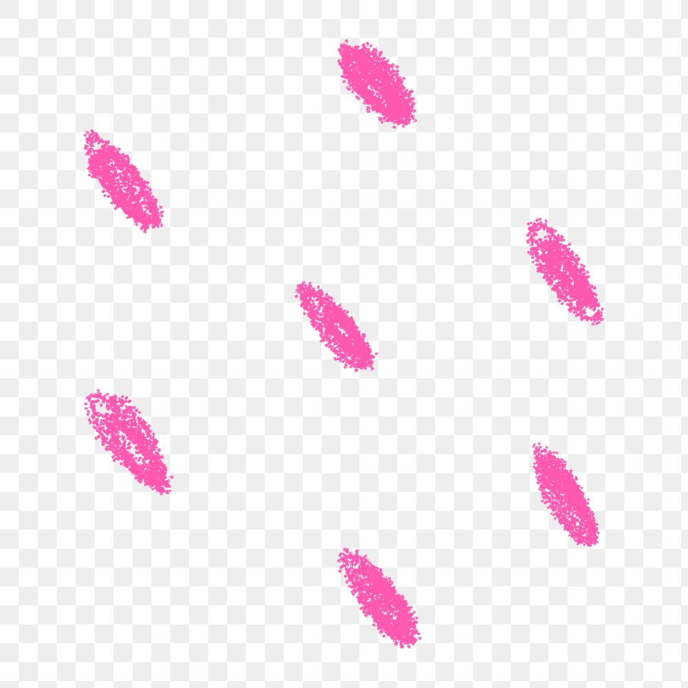 Crayon dots png sticker, transparent background