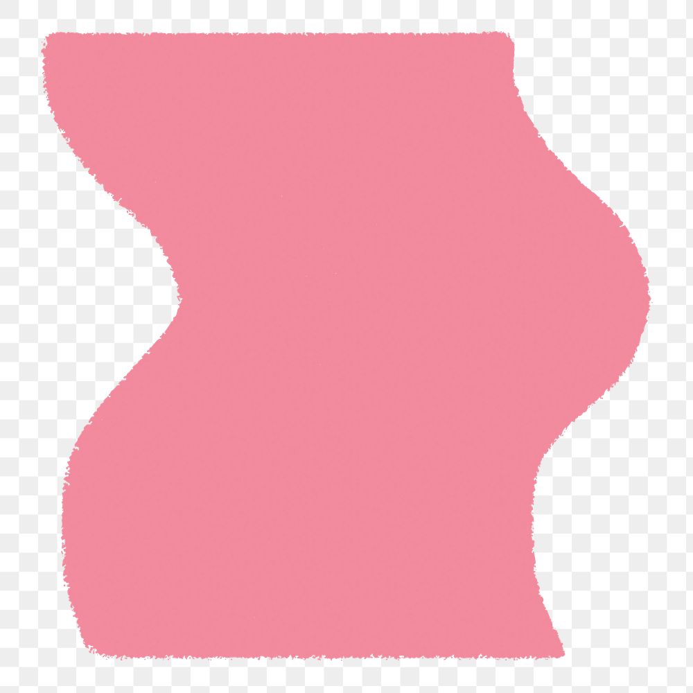 Pink badge png, geometric shape, transparent background