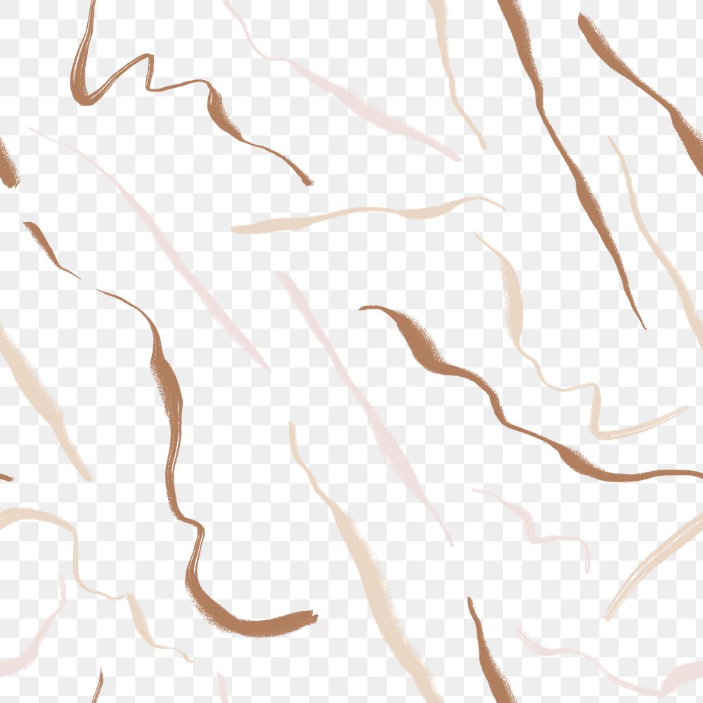 Abstract squiggle png pattern, transparent background