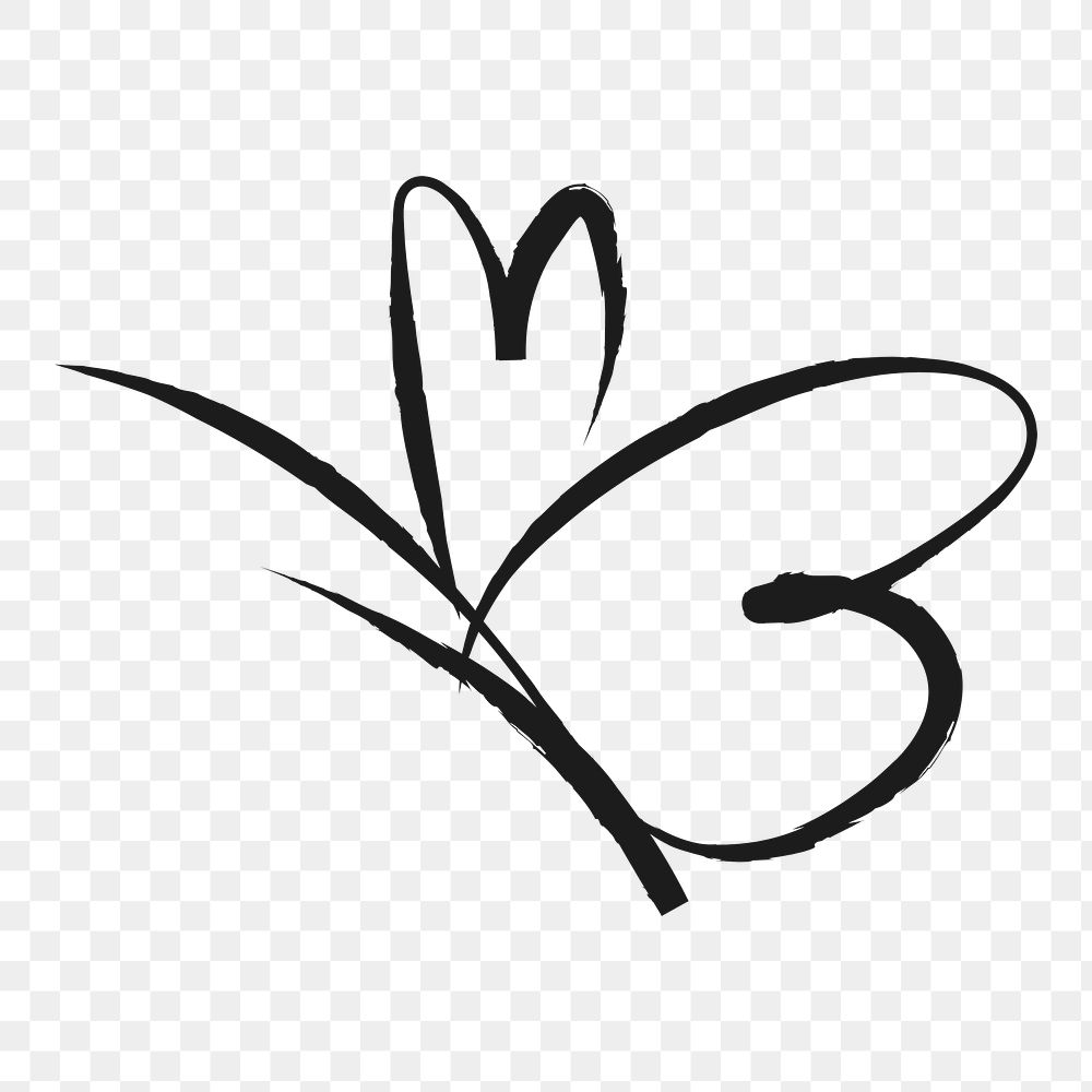 Butterfly png sticker, cute doodle on transparent background